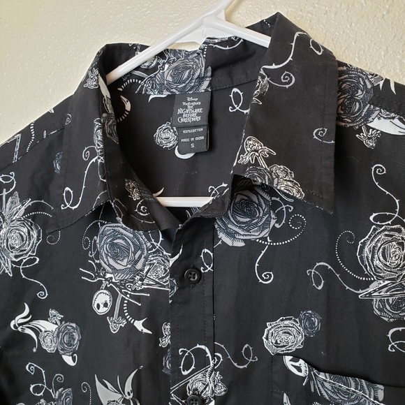 Nightmare before christmas button up shirt Clearance